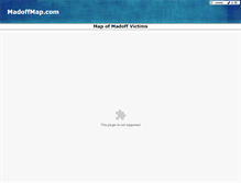 Tablet Screenshot of madoffmap.com